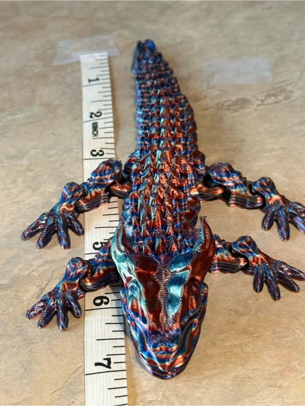 Multicolor 3-D Printed Movable Dragon 🐉